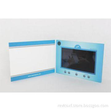 Multi  fuction rechargeable Video invitation Card For Busin